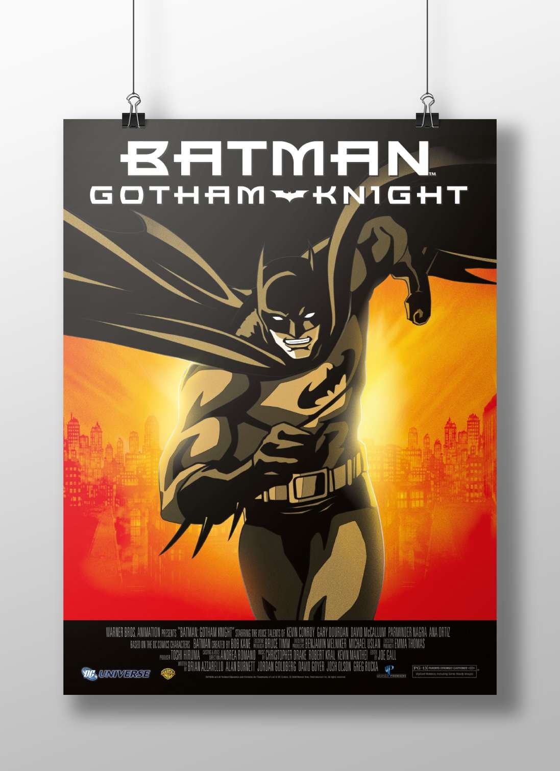 Batman (DC Comics superhero, referenced via OCR's "Bhiman" typo) Dark Knight - Gotham Guardian Poster