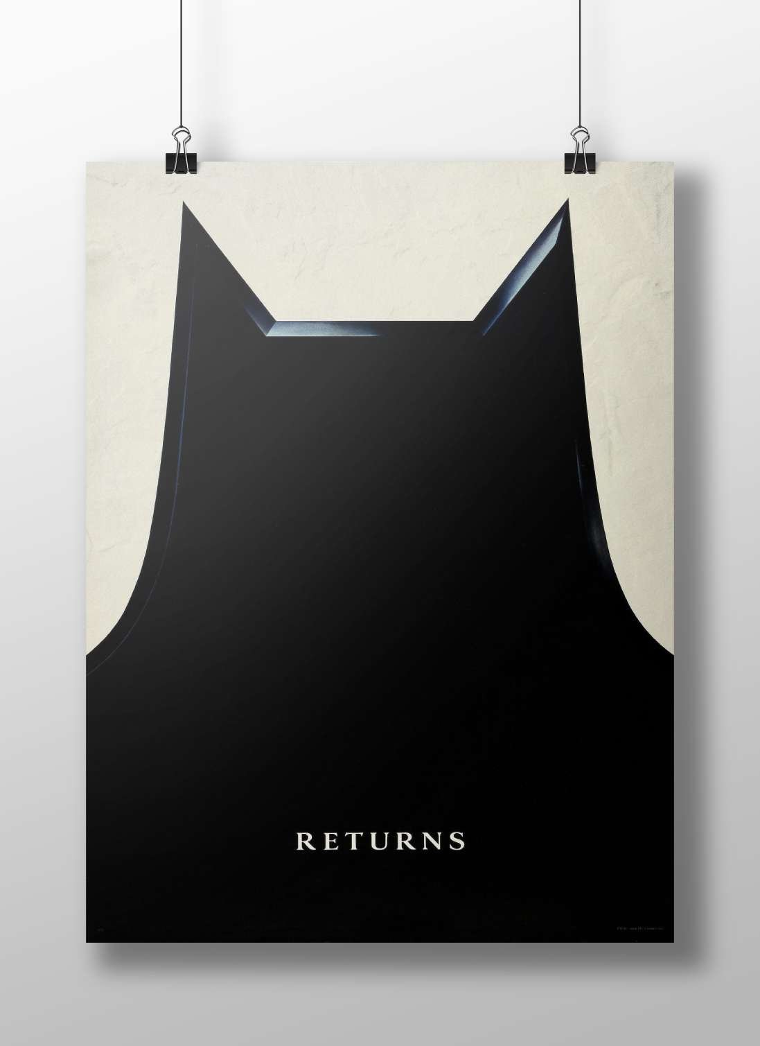 Batman (from the "Batman Returns" franchise) Batman - Noir Icon Poster