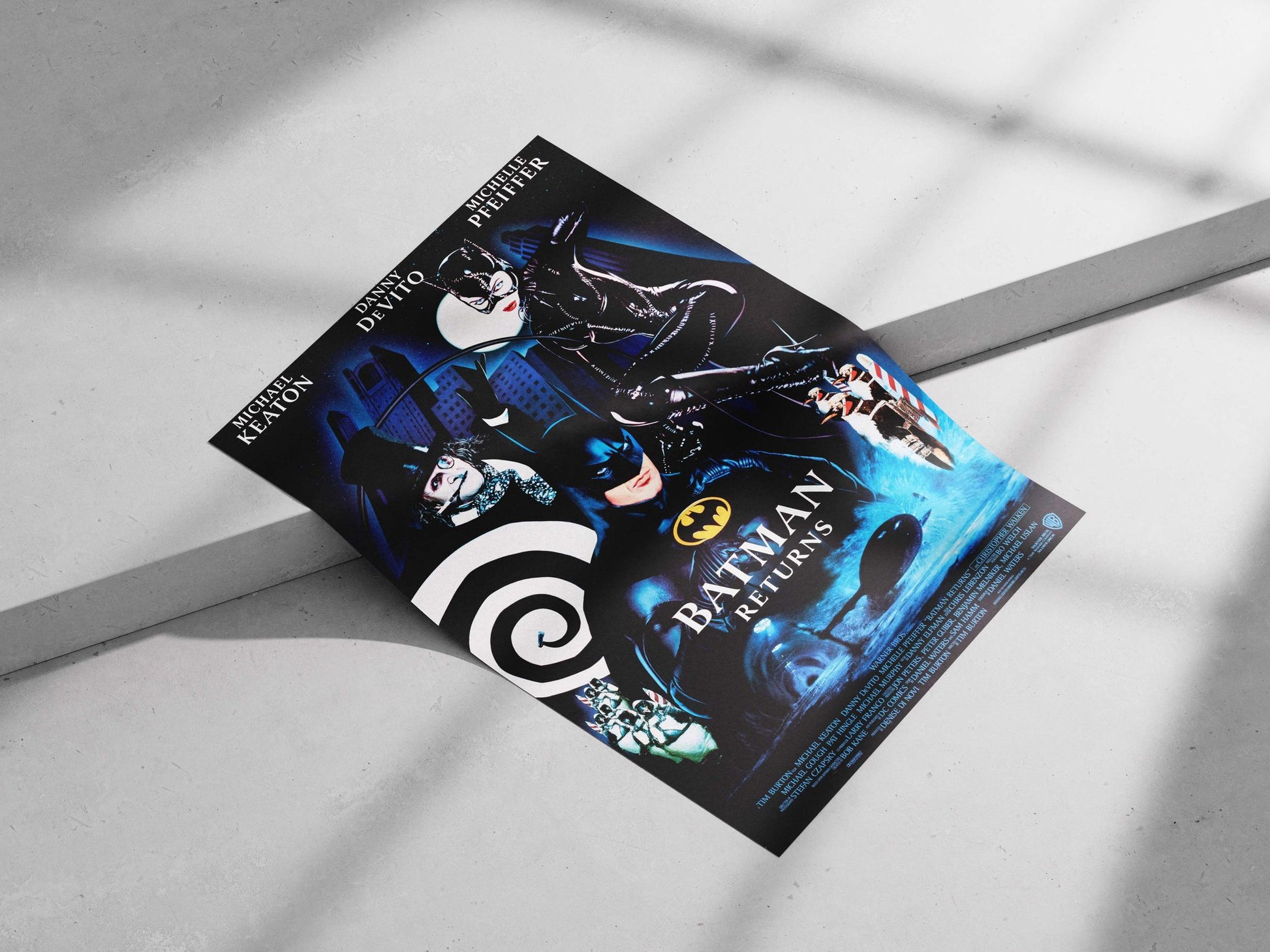 The film "Batman Returns" (1992), part of the Batman franchise. Batman Returns - Gotham Noir