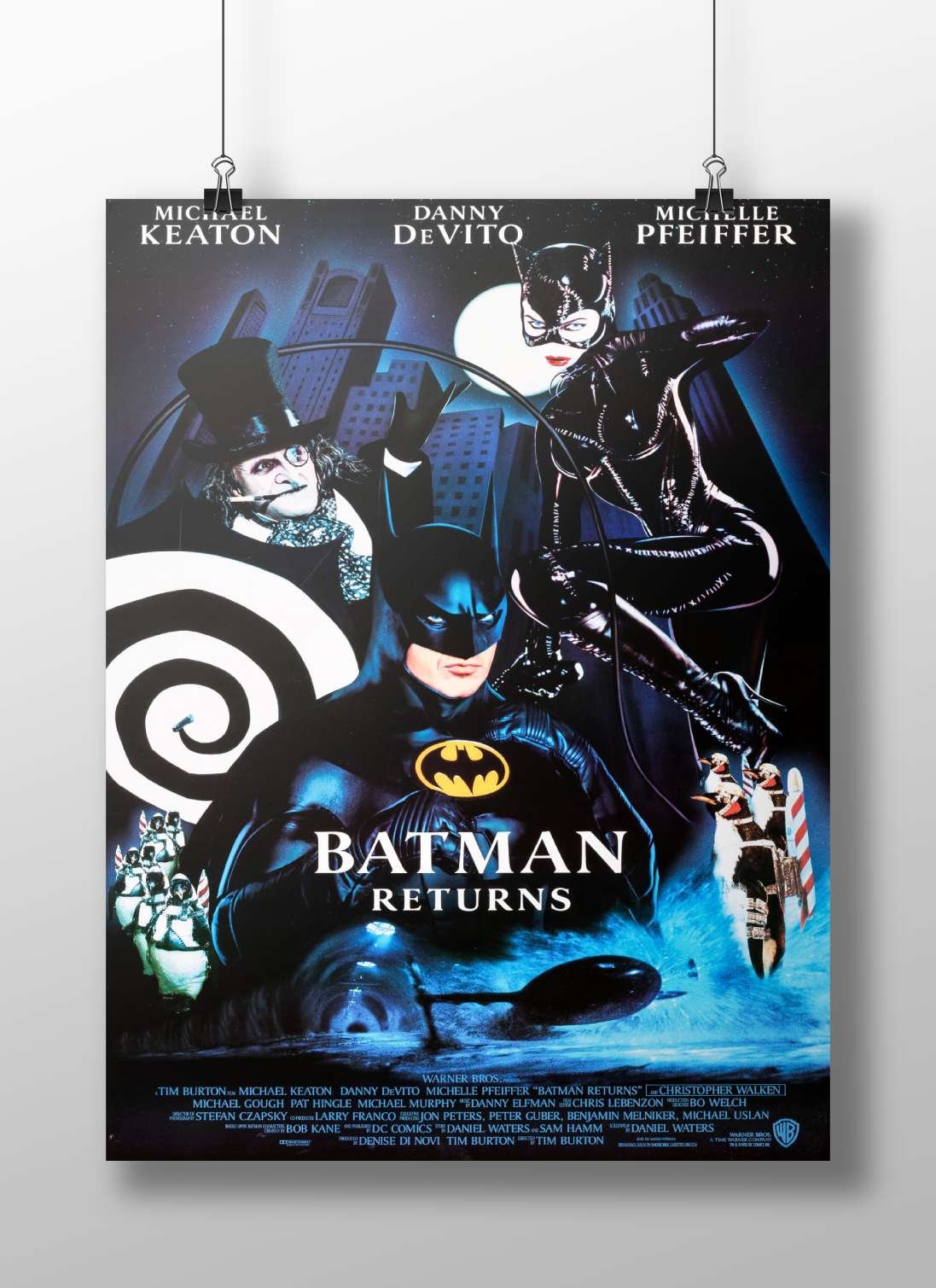 The film "Batman Returns" (1992), part of the Batman franchise. Batman Returns - Gotham Noir
