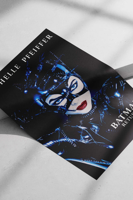 Catwoman (from Batman Returns, portrayed by Michelle Pfeiffer) Catwoman - Noir Icon Poster