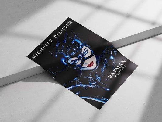 Catwoman (from Batman Returns, portrayed by Michelle Pfeiffer) Catwoman - Noir Icon Poster