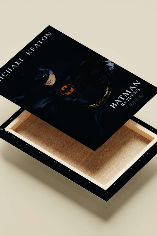 Michael Keaton as Batman in Batman Returns Batman Returns - Noir Icon Poster
