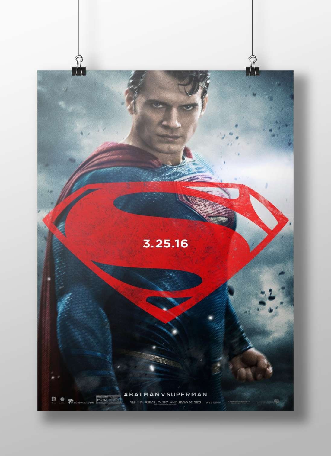 Batman v Superman (DC Comics franchise movie) Batman V Superman - Justice Unleashed Poster