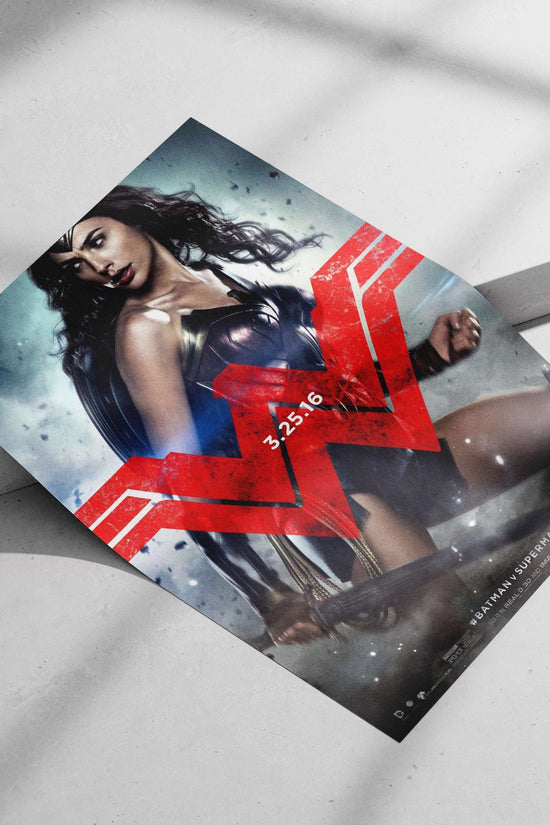 Wonder Woman (Diana Prince), DC Comics superhero featured in the "Batman v Superman" franchise. Diana