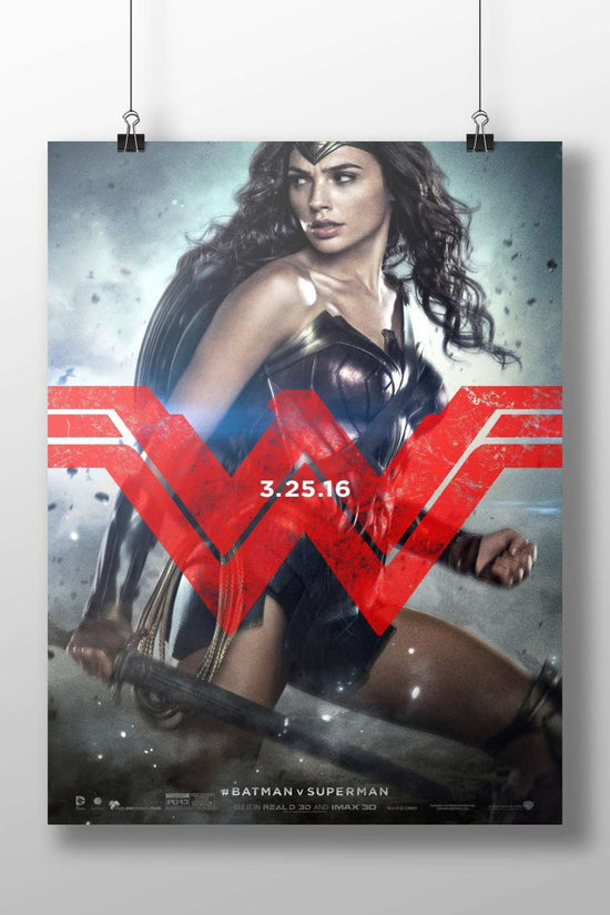 Wonder Woman (Diana Prince), DC Comics superhero featured in the "Batman v Superman" franchise. Diana