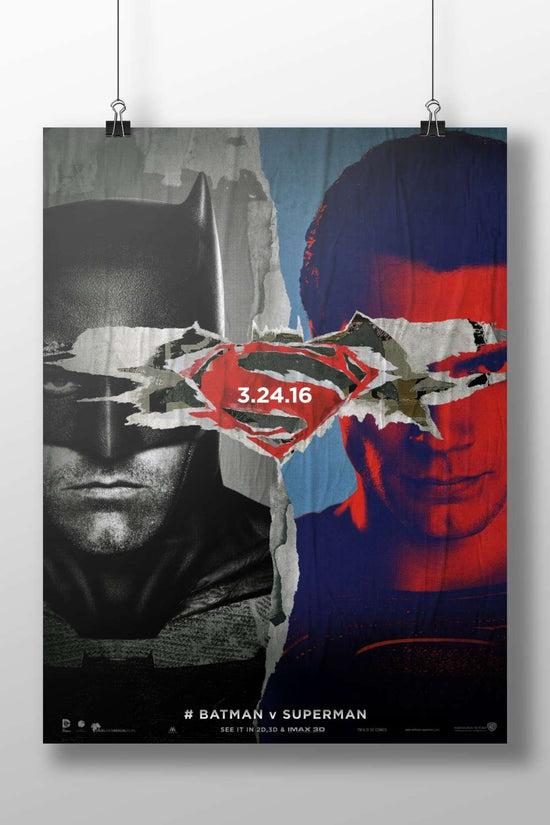 Batman v Superman (DC Comics franchise movie) Batman V Superman - Dark Knight Duo Poster
