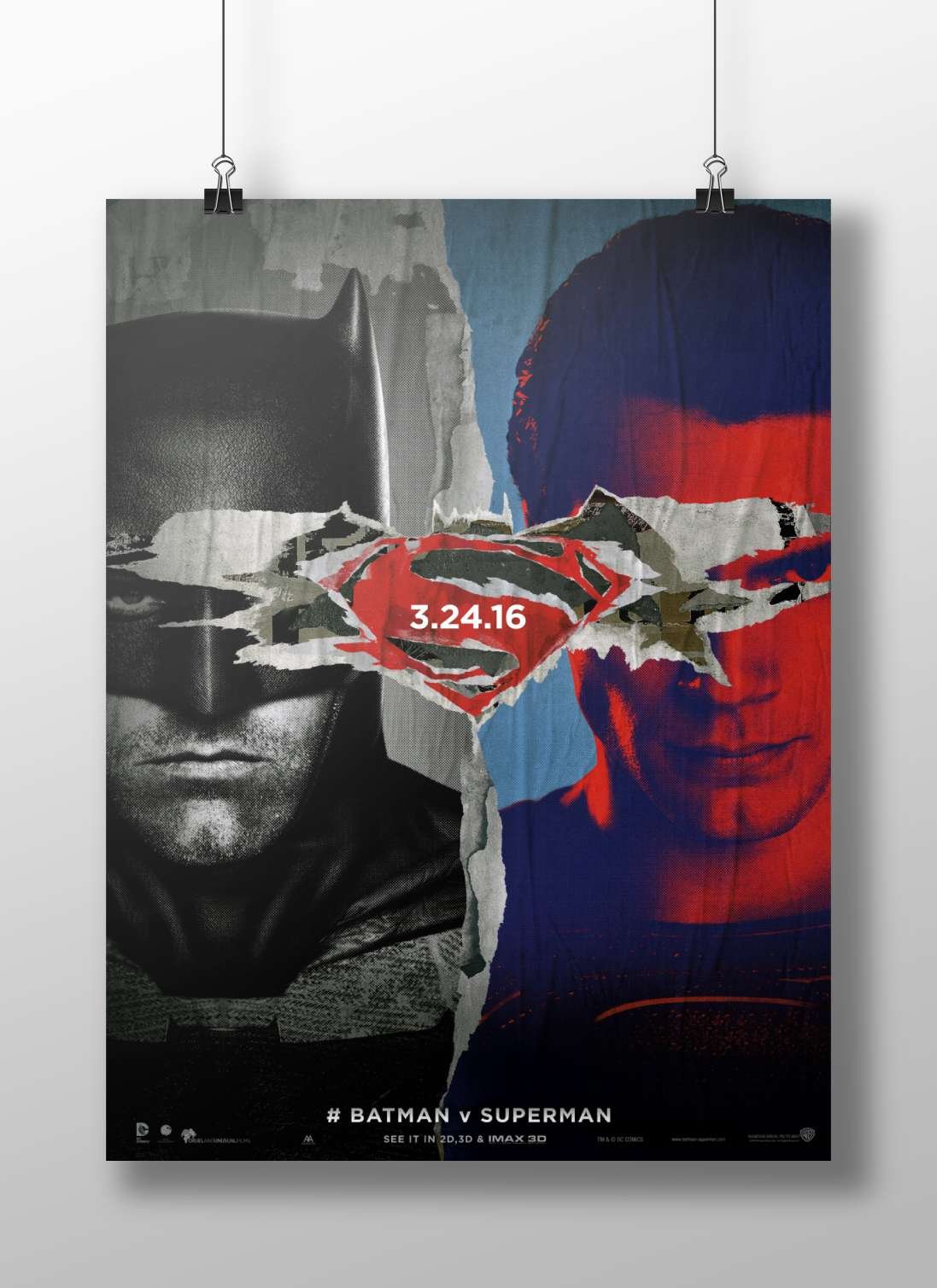 Batman v Superman (DC Comics franchise movie) Batman V Superman - Dark Knight Duo Poster