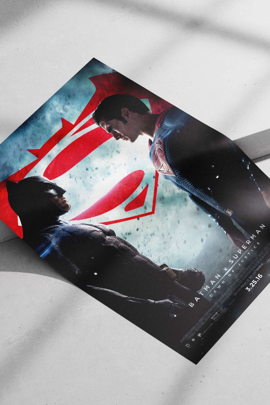 Batman and Superman (DC Comics characters) from the movie "Batman v Superman: Dawn of Justice".