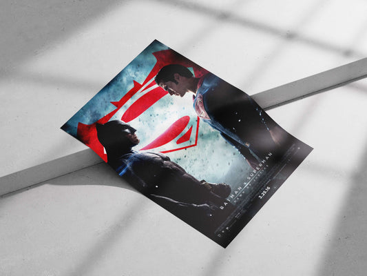 Batman and Superman (DC Comics characters) from the movie "Batman v Superman: Dawn of Justice".