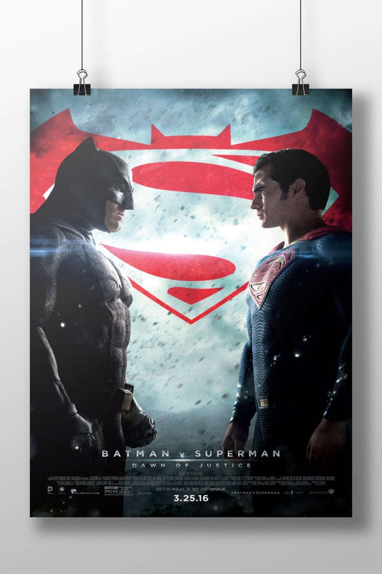 Batman and Superman (DC Comics characters) from the movie "Batman v Superman: Dawn of Justice".