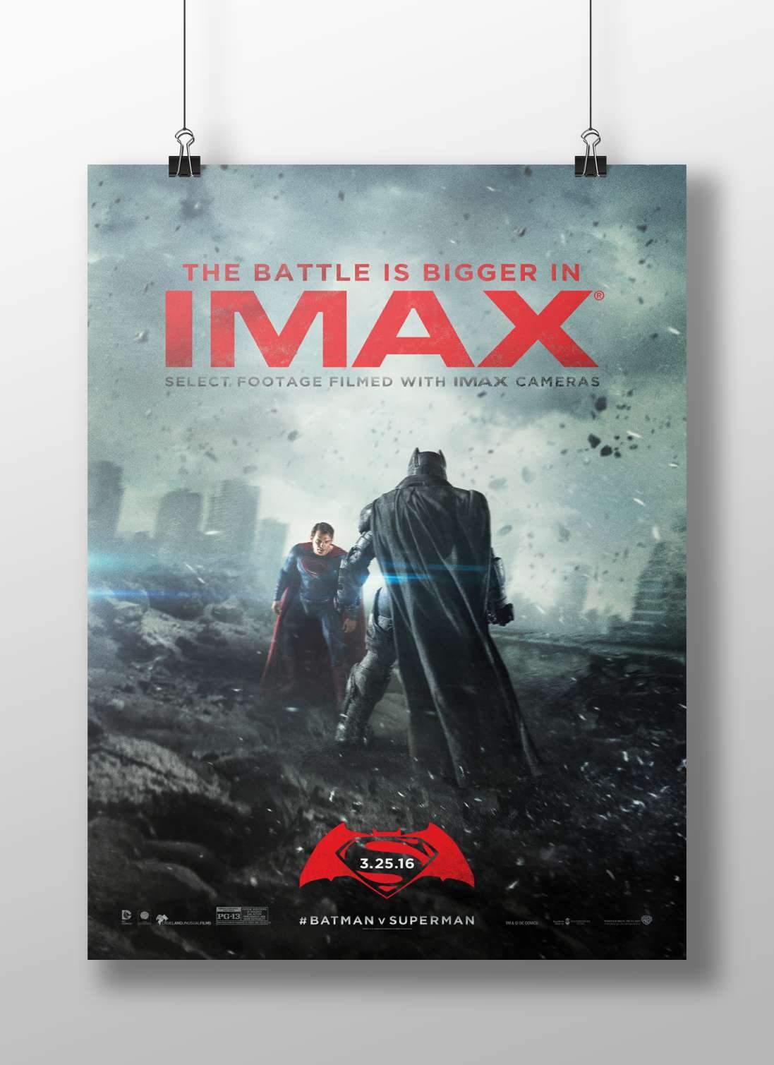 Batman v Superman (DC Comics franchise film) Bruce Wayne Vs Superman - Dc Superheroes Poster