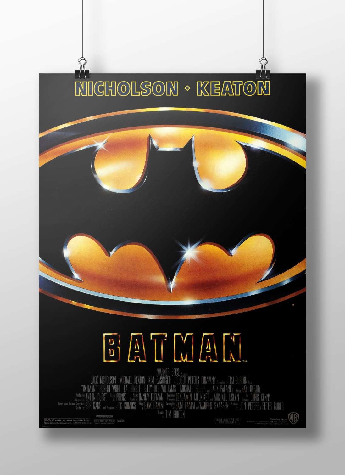 Batman (1989 film) starring Jack Nicholson and Michael Keaton Batman - Dark Knight Revenge Poster