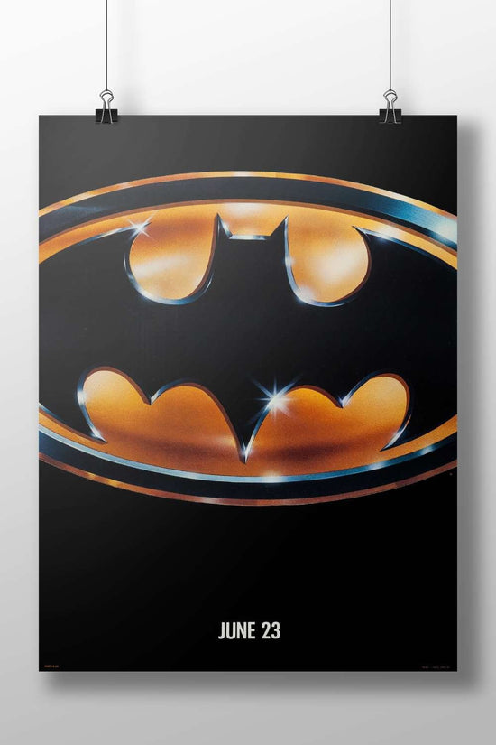 Batman (1989 film) logo Batman - Iconic 1989 Logo Poster