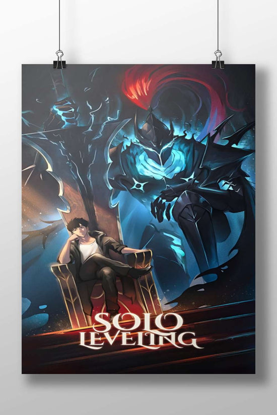 Solo Leveling (the webtoon/manga franchise) featuring protagonist Sung Jin-Woo Sung Jin-Woo - Epic Fantasy Hero