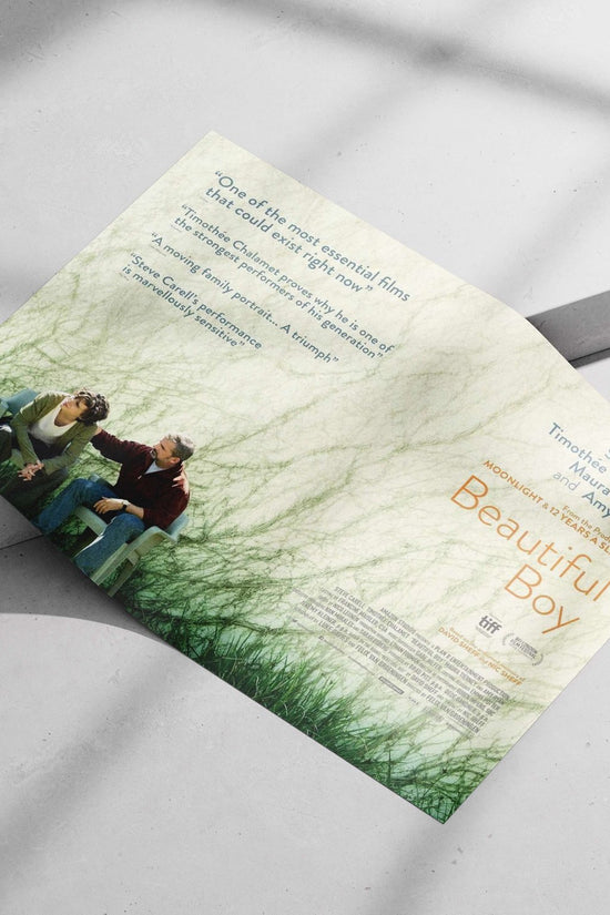 The film "Beautiful Boy" starring Steve Carell and Timothée Chalamet Steve Carell - Boy Photorealism