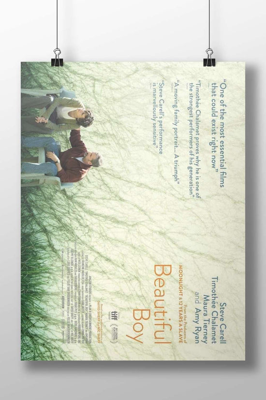 The film "Beautiful Boy" starring Steve Carell and Timothée Chalamet Steve Carell - Boy Photorealism