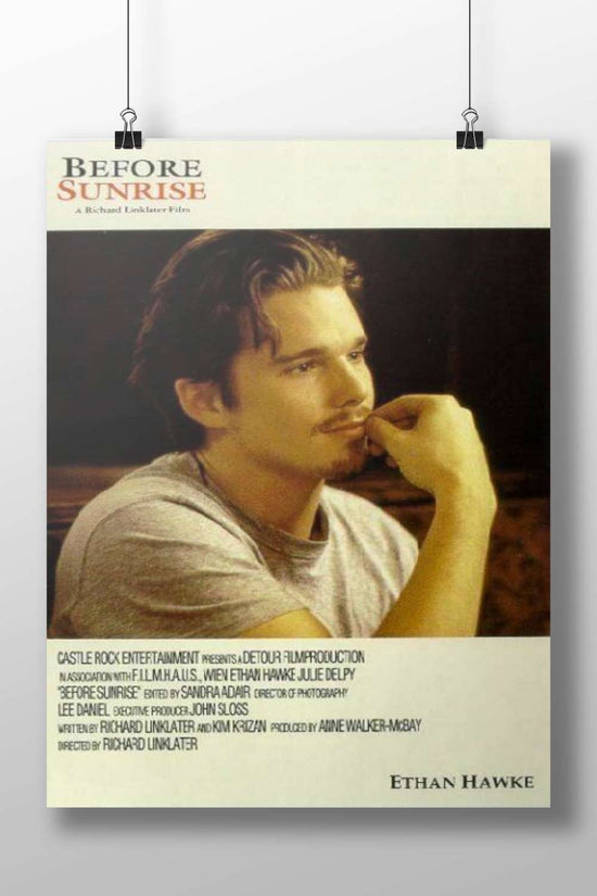 Before Sunrise (film) starring Ethan Hawke Before Sunrise - Eternal Goodbye Poster