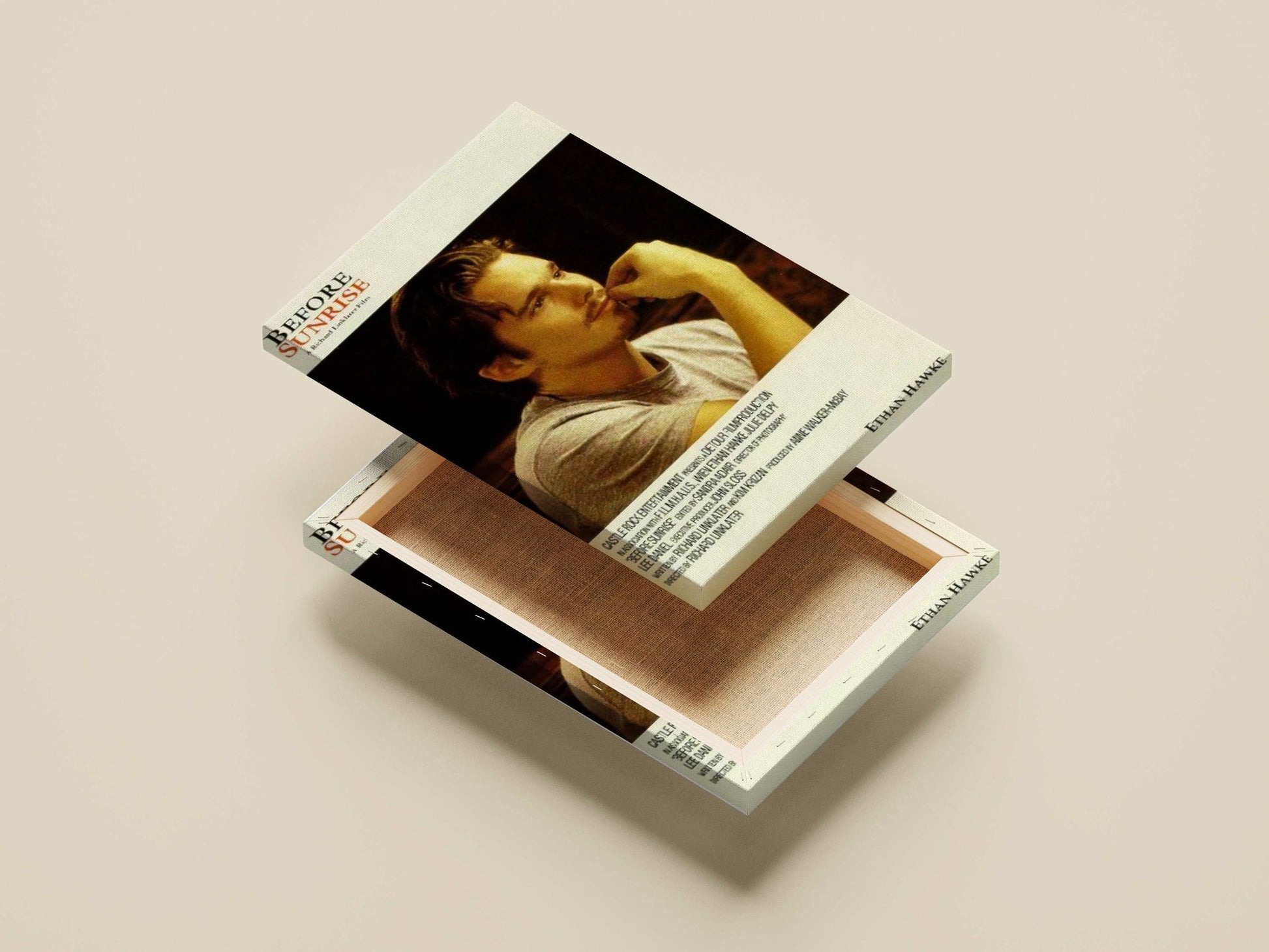 Before Sunrise (film) starring Ethan Hawke Before Sunrise - Eternal Goodbye Poster