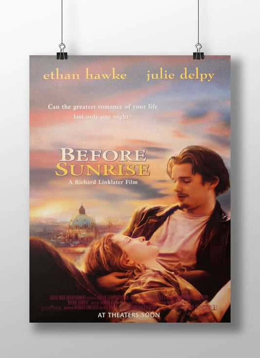 Before Sunrise (film starring Ethan Hawke and Julie Delpy) Before Sunrise - Eternal Love Poster