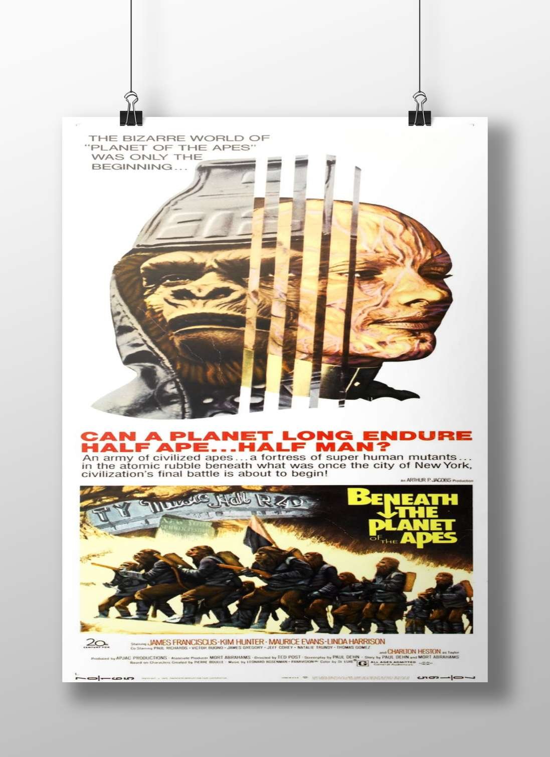 Planet of the Apes franchise Caesar - Ape Rebellion Poster