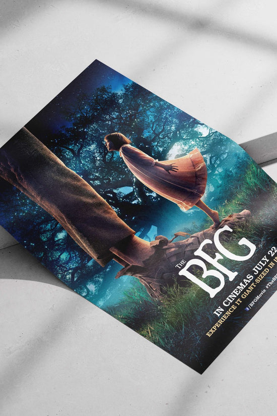 The BFG (the movie from the Roald Dahl franchise, confirmed by "BFGMovie #The BFG" OCR