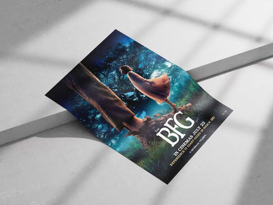 The BFG (the movie from the Roald Dahl franchise, confirmed by "BFGMovie #The BFG" OCR