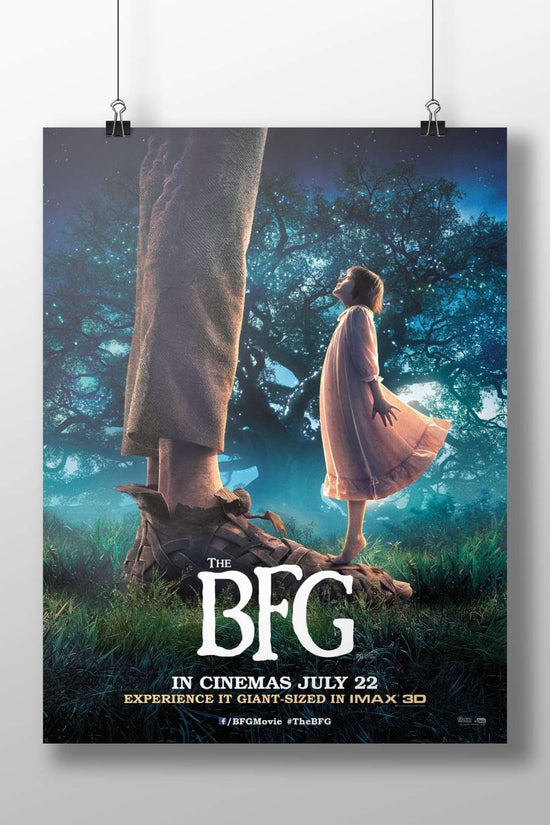 The BFG (the movie from the Roald Dahl franchise, confirmed by "BFGMovie #The BFG" OCR