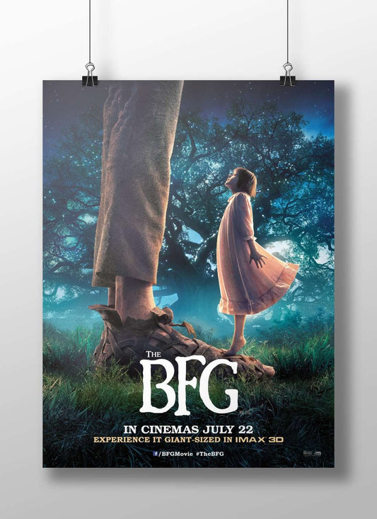 The BFG (the movie from the Roald Dahl franchise, confirmed by "BFGMovie #The BFG" OCR