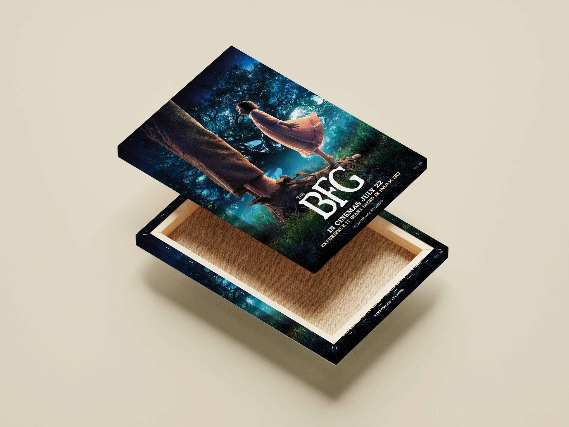The BFG (the movie from the Roald Dahl franchise, confirmed by "BFGMovie #The BFG" OCR