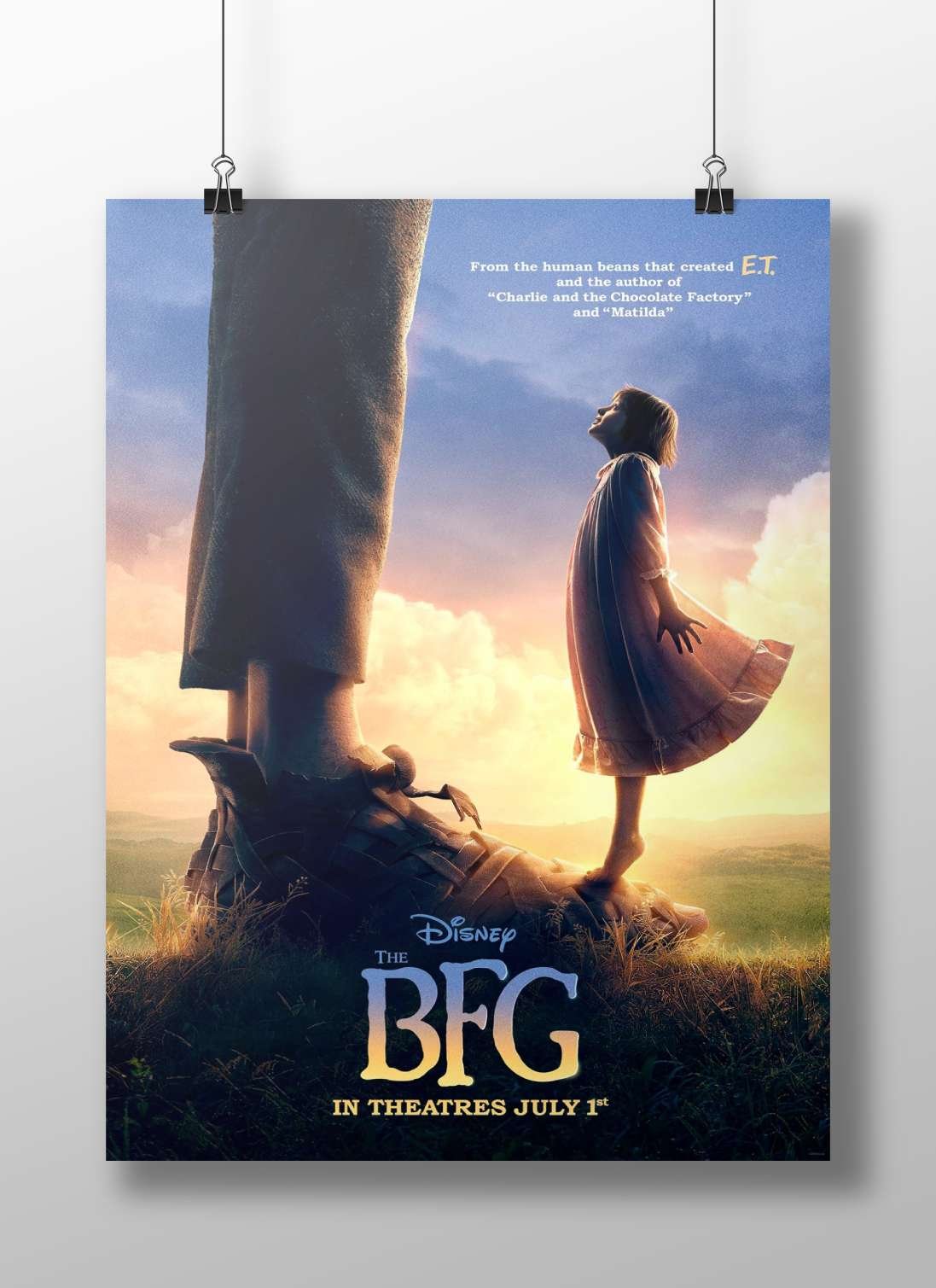 The BFG (Disney adaptation of Roald Dahl's story) The Bfg - Giant Benevolent Poster