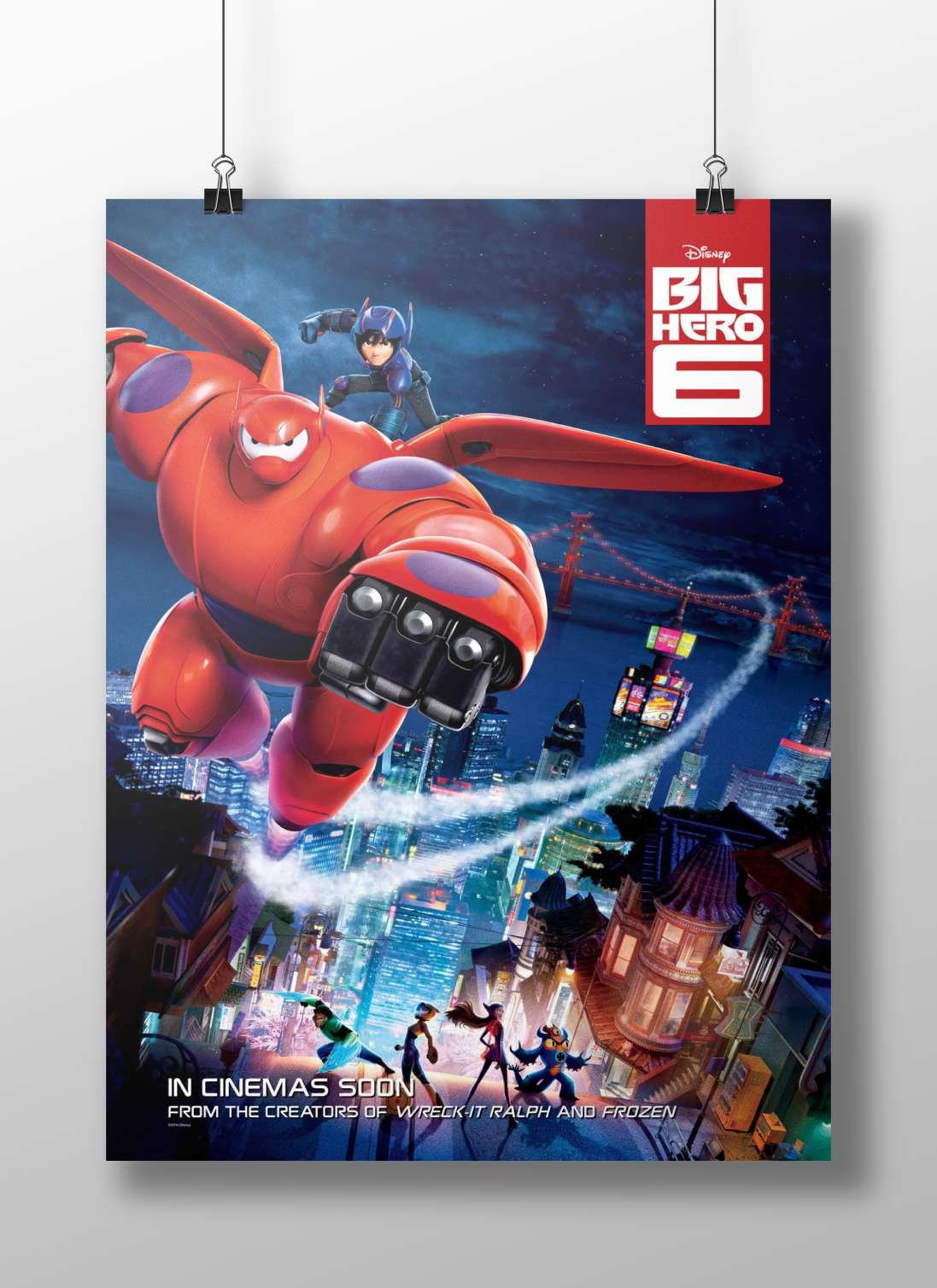 Big Hero 6 - Heroes Unite Poster