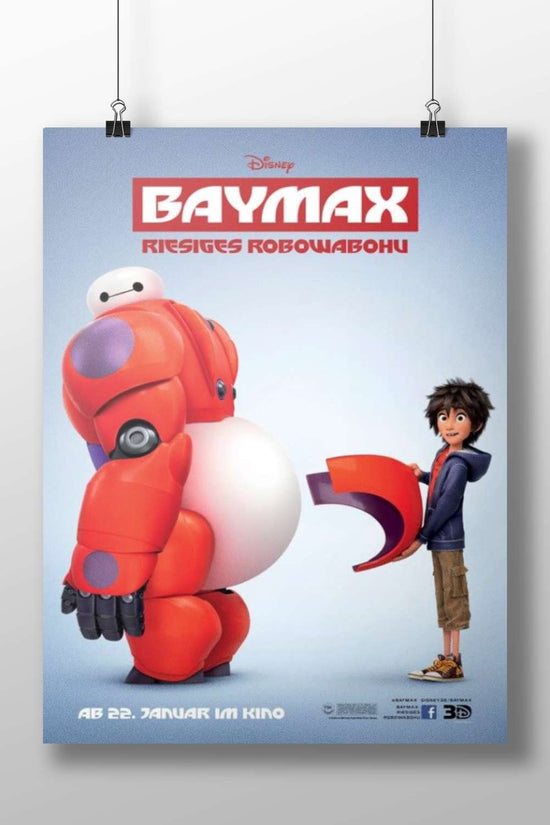 Baymax (character from Disney's "Big Hero 6") Baymax - Heartwarming Hero Poster