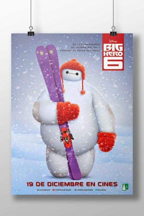 Baymax (from Disney's Big Hero 6) Baymax - Soft Robots Heart Poster