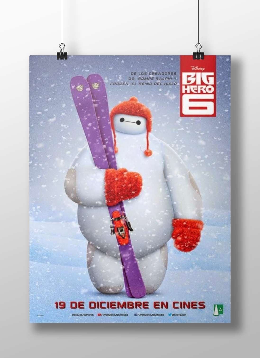 Baymax (from Disney's Big Hero 6) Baymax - Soft Robots Heart Poster