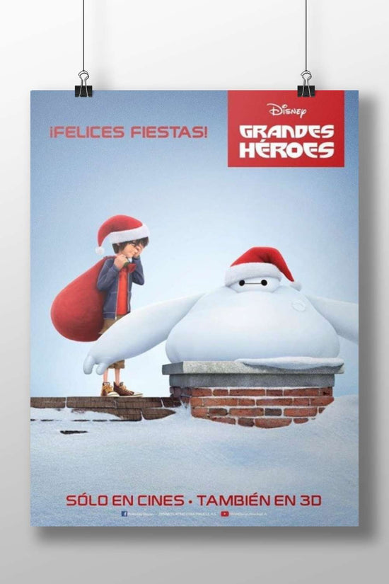 Baymax (the inflatable robot) from Disney's "Big Hero 6" franchise. Baymax - Cuddly Companion Poster