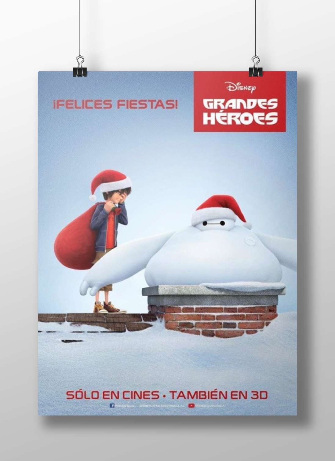 Baymax (the inflatable robot) from Disney's "Big Hero 6" franchise. Baymax - Cuddly Companion Poster
