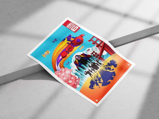 Big Hero 6 (Disney franchise) Hiro Hamada - Future Hero Poster