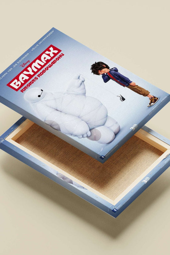 Baymax (character from Disney's Big Hero 6 franchise, confirmed by OCR text referencing "Die Eiskönigin"