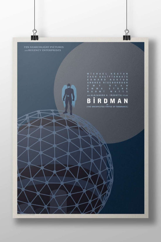 Birdman (the 2014 film directed by Alejandro G. Iñárritu, confirmed by "AN ALEJANDRO G. IÑARRITU