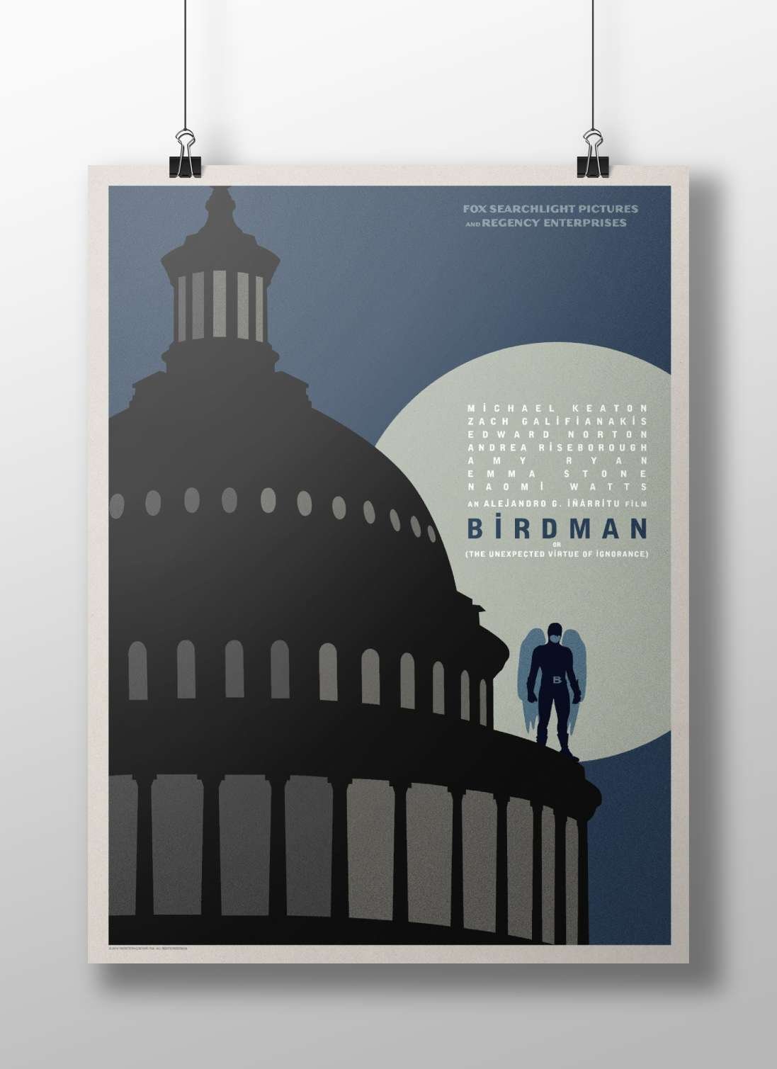 Birdman (the film directed by Alejandro G. Iñárritu) Birdman - Cinematic Masterpiece Poster