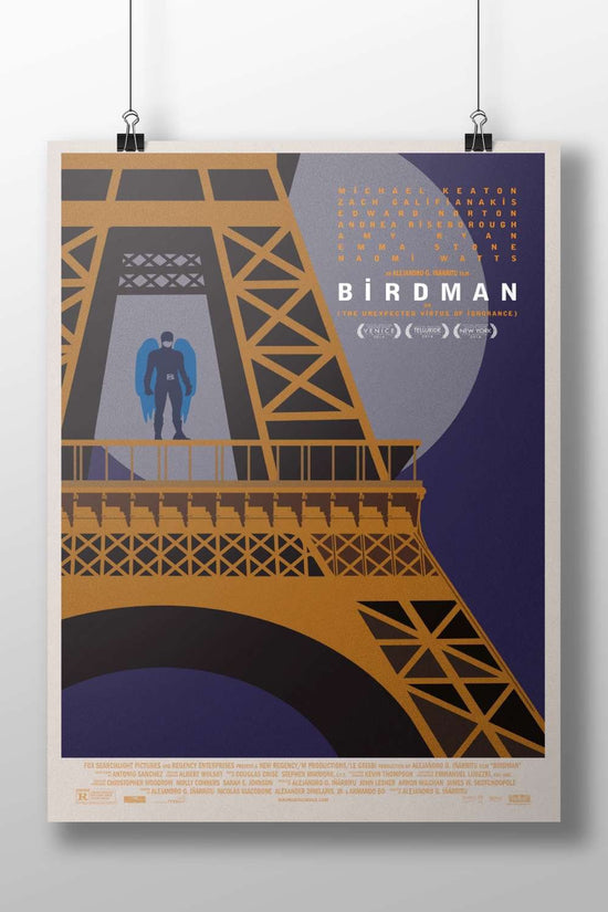 Birdman (the film "Birdman or (The Unexpected Virtue of Ignorance)" directed by Alejandro G. Iñárritu)