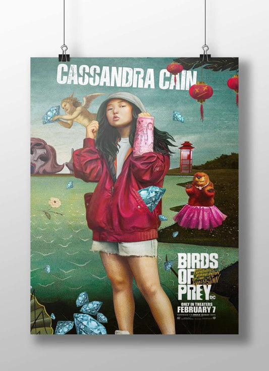 Cassandra Cain from Birds of Prey (2020) movie Cassandra Cain - Fearless Pop Art Poster
