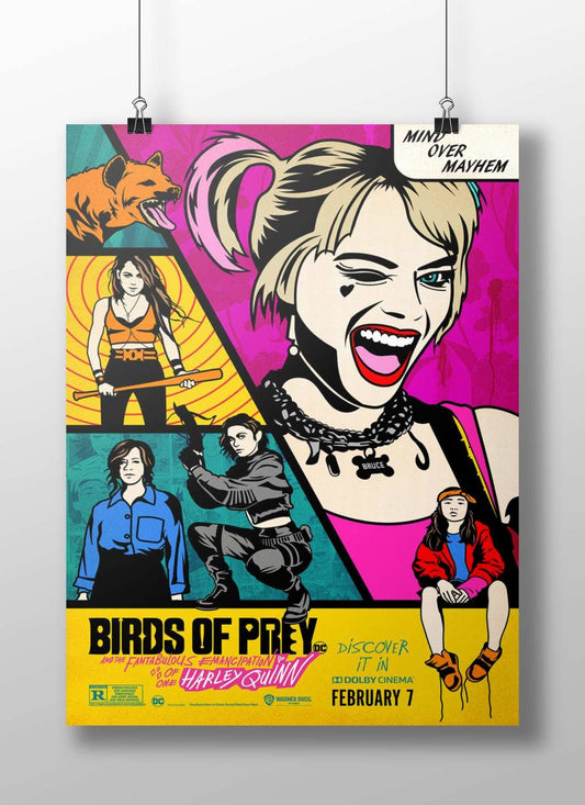 Harley Quinn (character from Birds of Prey movie, confirmed by Tesseract OCR’s "—eaele" typo as