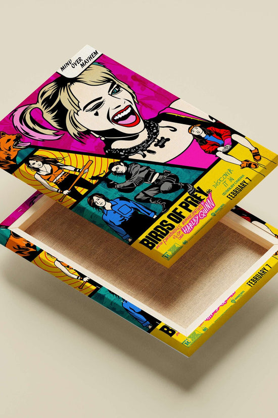 Harley Quinn (character from Birds of Prey movie, confirmed by Tesseract OCR’s "—eaele" typo as