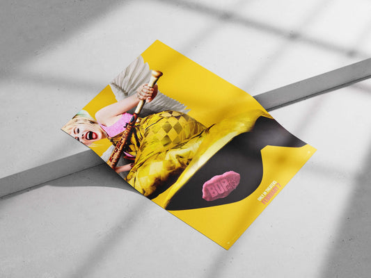 Harley Quinn from the Suicide Squad franchise Harley Quinn - Sanity-Skewed Pop Art Poster