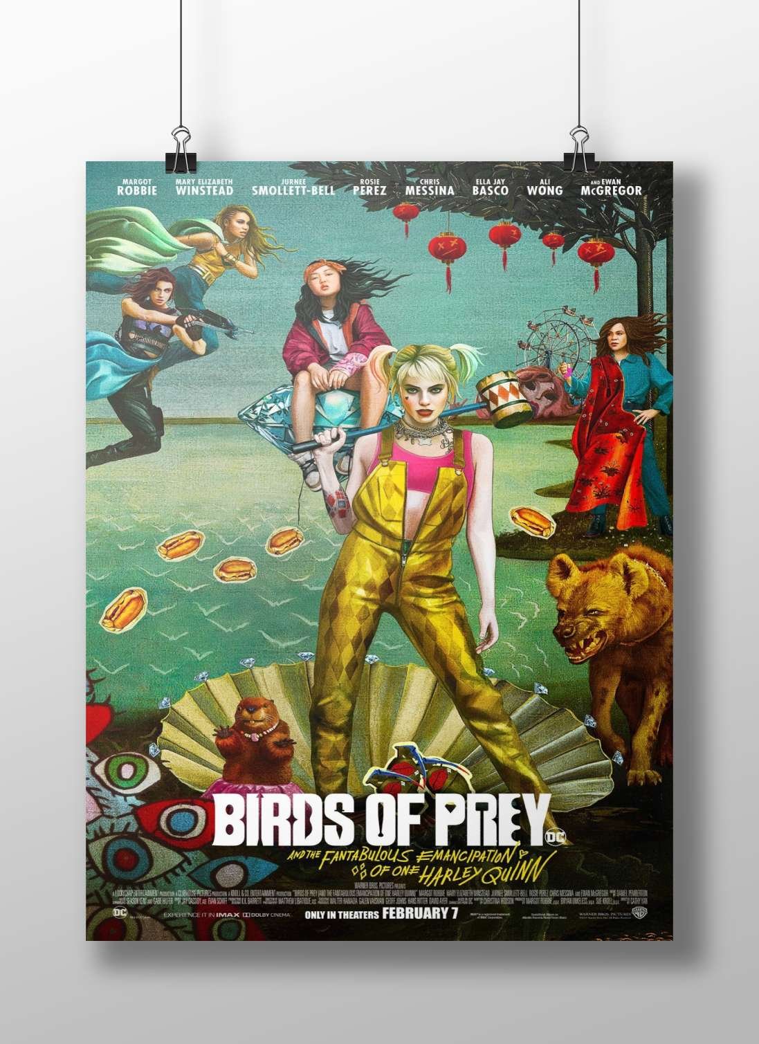 The film "Birds of Prey: And the Fantabulous Emancipation of One Harley Quinn" (DC Comics