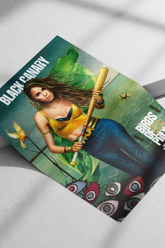 Black Canary (from the Birds of Prey franchise) Black Canary - Bold Pop Art Poster