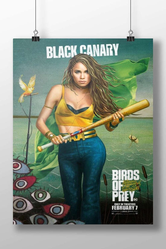 Black Canary (from the Birds of Prey franchise) Black Canary - Bold Pop Art Poster