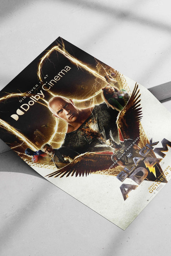Black Adam (DC Comics superhero) Black Adam - Powerful Mythical Villain Poster